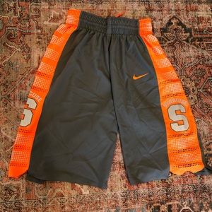 Syracuse Nike Elite Basketball Shorts Authentic